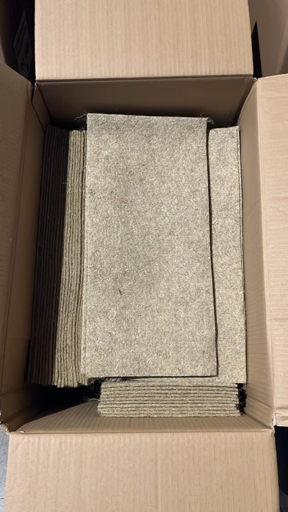 Hanf Matten Versand in Box